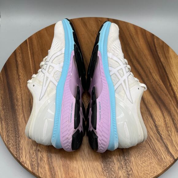 Asics Gel Kayano 27 Shoes Womens Size 8 White Running Comfort Walking Sneakers - Picture 6 of 8